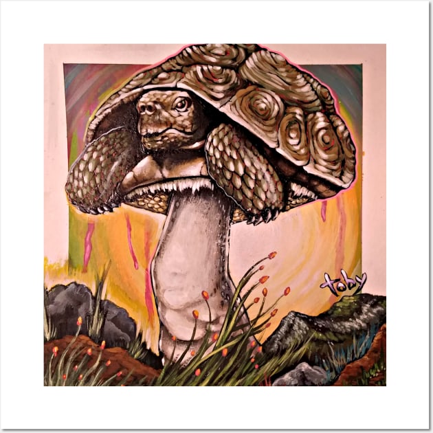 Turtleshroom Wall Art by Toby Sasquatch